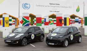 Renault-Nissan Alliance electric vehicle fleet covers 175,000 zero-emission km during COP21 Renault-Nissan Alliance electric vehicle fleet covers 175,000 zero-emission km during COP21