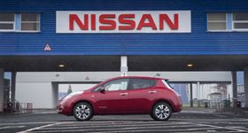 Nissan launches production of new and improved 100% electric Nissan LEAF in Sunderland, UK Nissan launches production of new and improved 100% electric Nissan LEAF in Sunderland, UK
